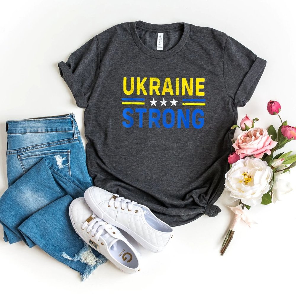 Ukraine Strong Shirt, Ukrainian Shirt, Free Ukraine Tee, Support Ukraine Shirt